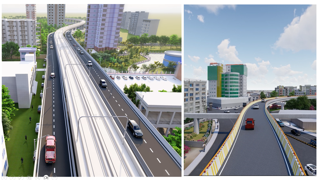 CATS-MIST (CE): Feasibility Study for Construction of Roads/Flyovers/Bridges to Connect Mirpur 12 with Uttara South Metro Station and Uttara Third Phase